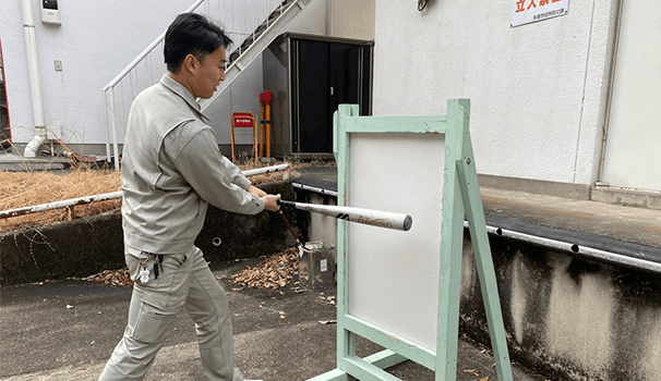 隔壁板破壊訓練