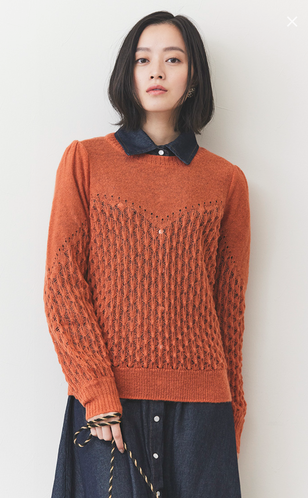 【ブランド】Konayuki 美神 シリアルナンバー有り　ニットカバー付き 透かし編みニット｜armoire caprice｜ショップニュース | せいせき