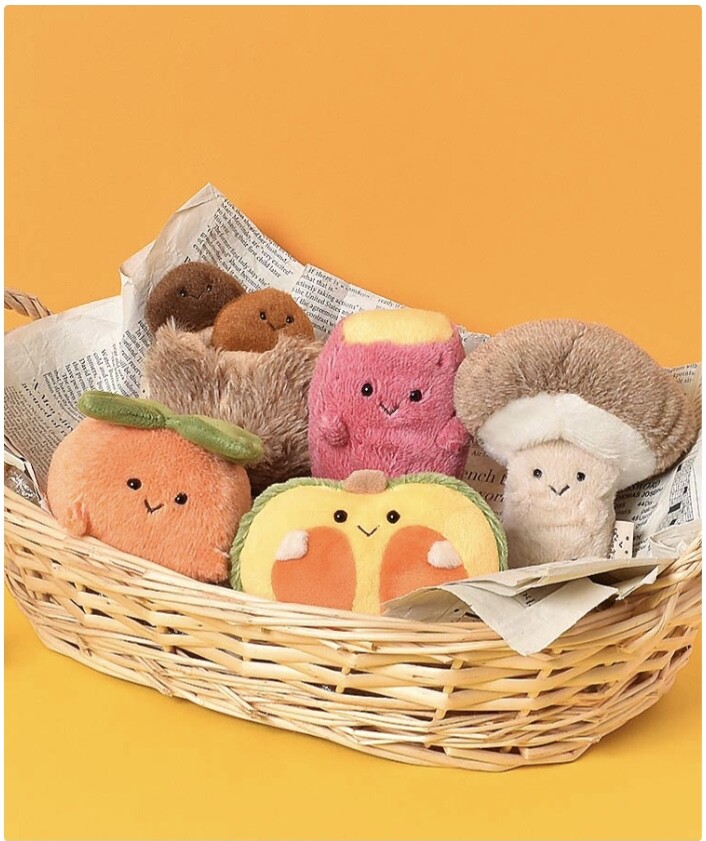 秋の味覚ぽちゃまる ぬいぐるみ🍠🌰｜Bleu Bleuet｜ショップ