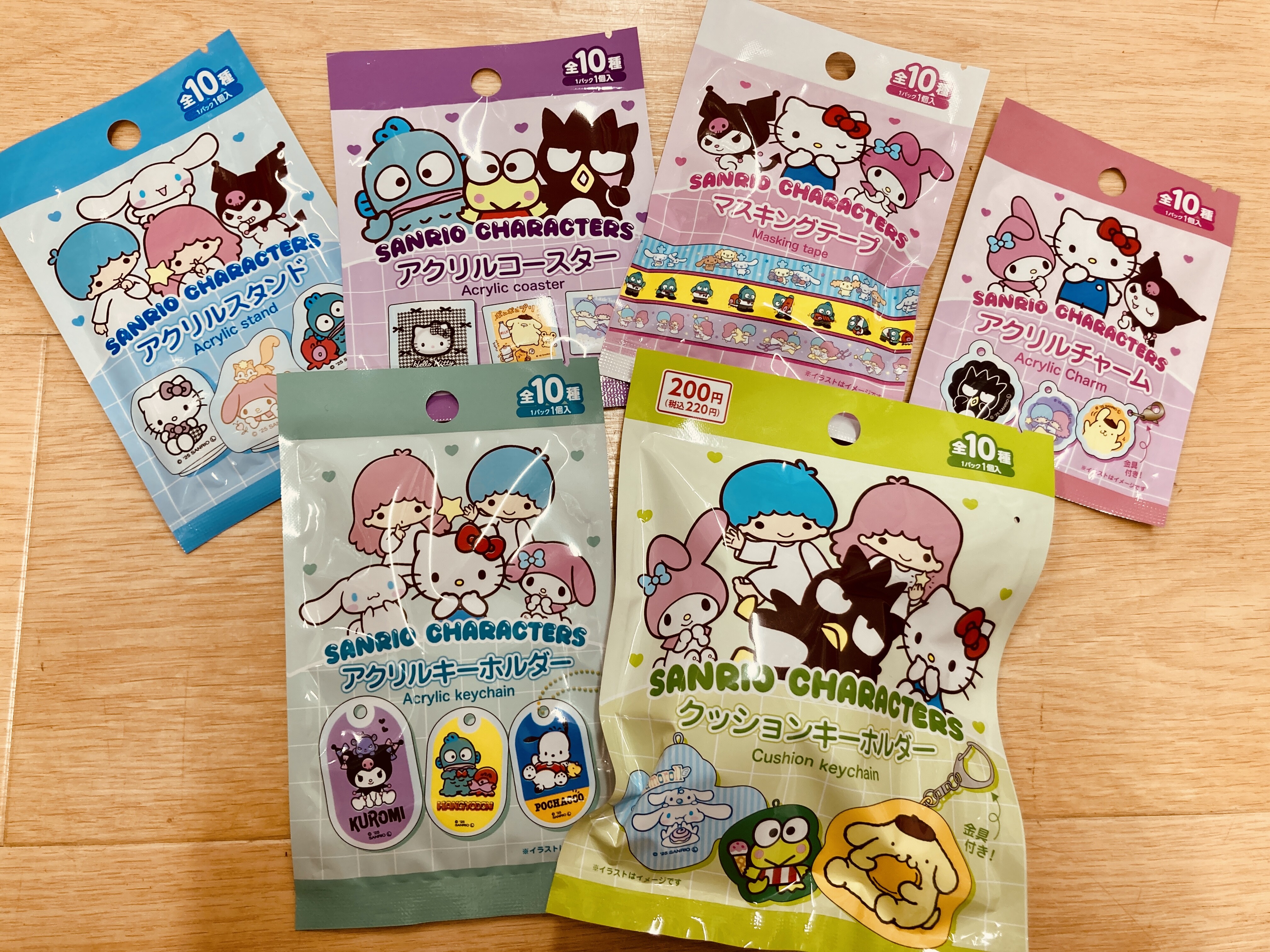 5点目100円♡新品♡新作♡サンリオ♡アクリルチャーム アクリルミニチャーム サンリオキャラクターズ スタンダード