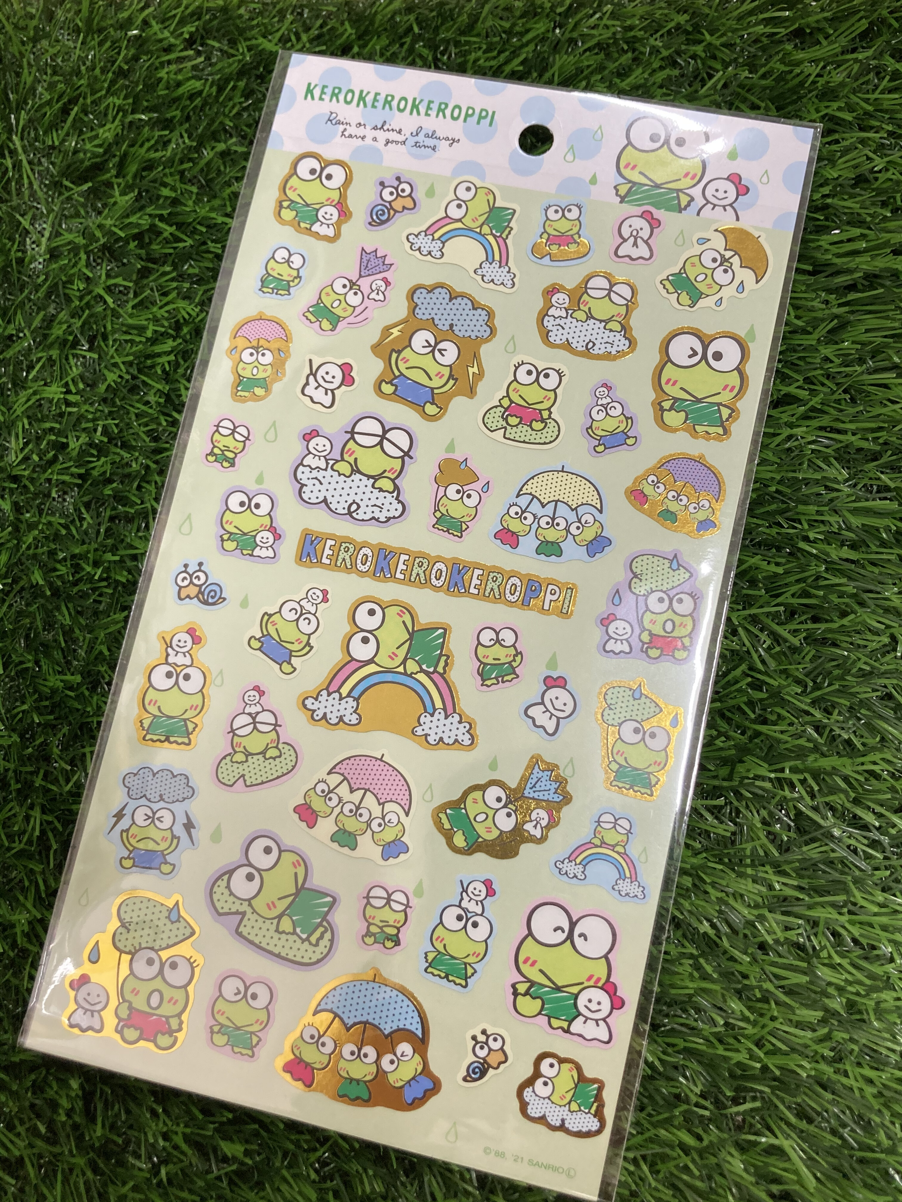 かわいいケロケロけろっぴステッカー新作入荷！！｜DAISO・THREEPPY