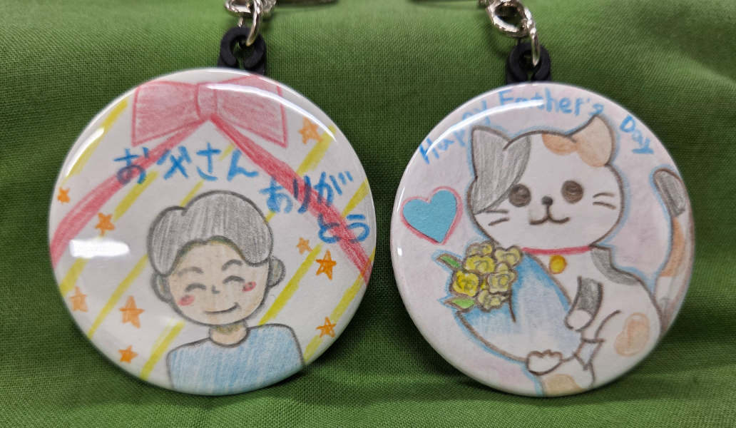 父の日キーホルダーづくり