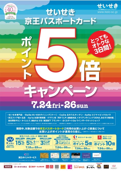 ポイント5倍キャンペーン