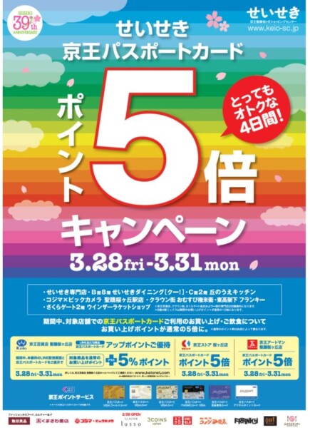 ポイント5倍キャンペーン