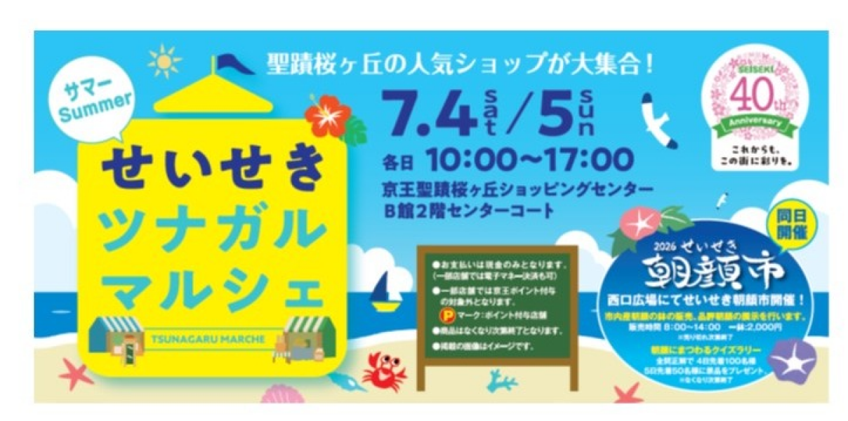 せいせきツナガルマルシェ