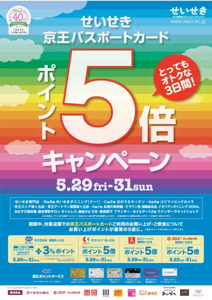 ポイント5倍キャンペーン