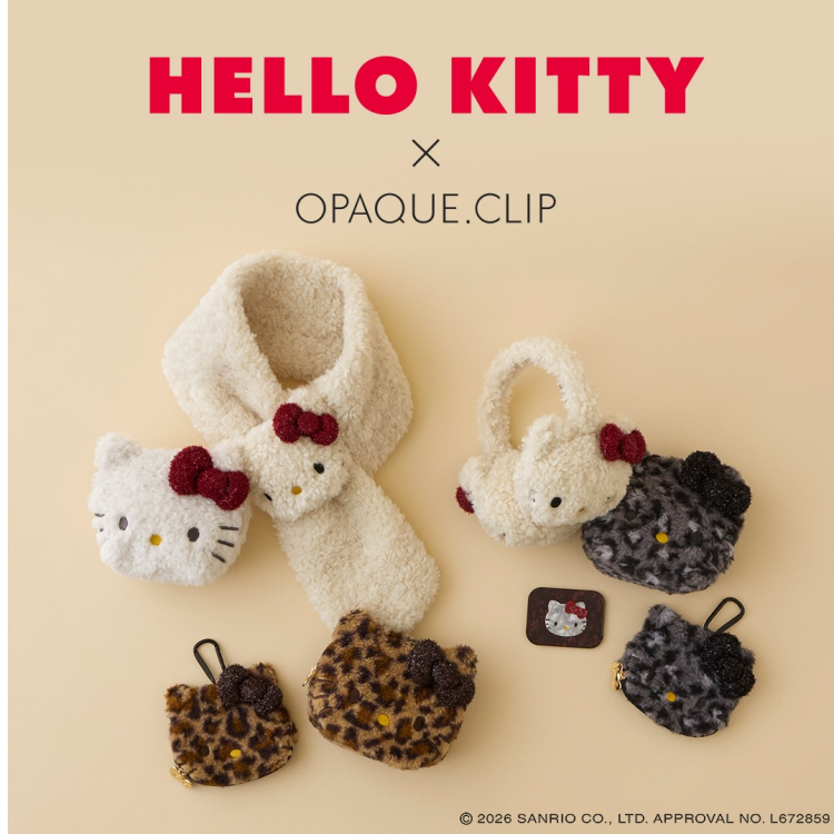 【HELLO KITTY×OPAQUE.CLIP】コラボレーションアイテム10/1発売！