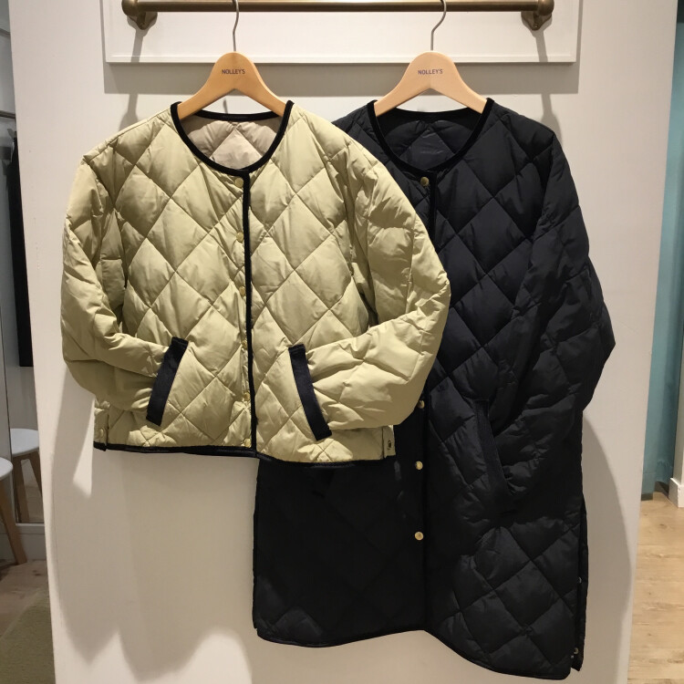 【TAION×LIMONTA】別注ベロアパイピングダウン入荷