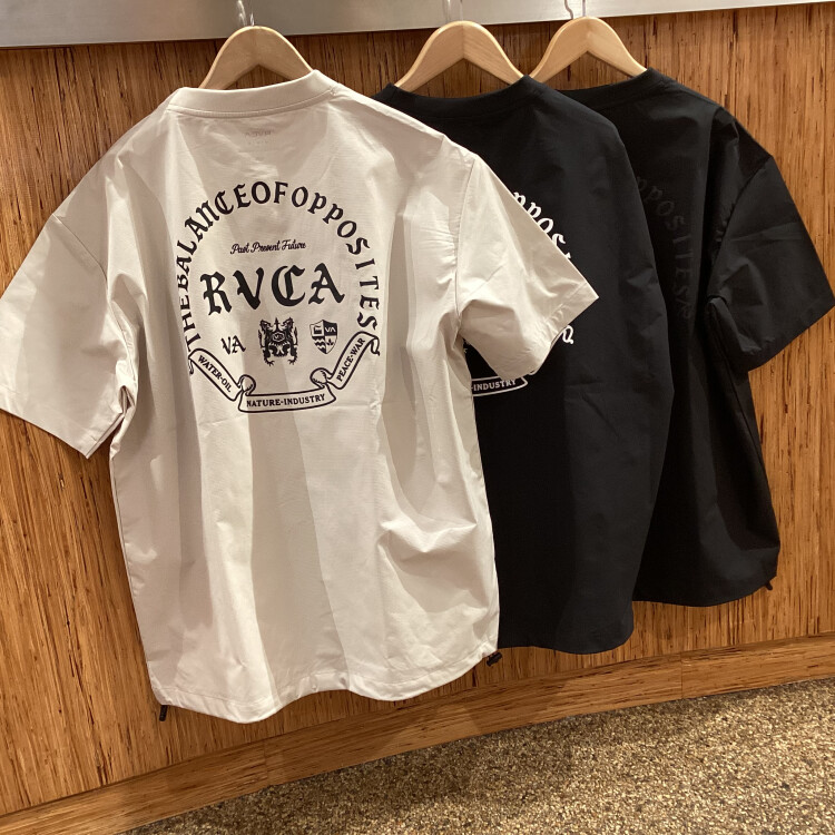 【RVCA（ルーカ）】水陸両用で活躍する機能性Tシャツ