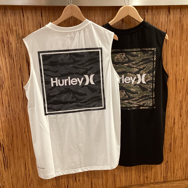 【Hurley（ハーレー）】海でも陸でもマルチに使える、高機能な水陸両用ラッシュタンクトップ