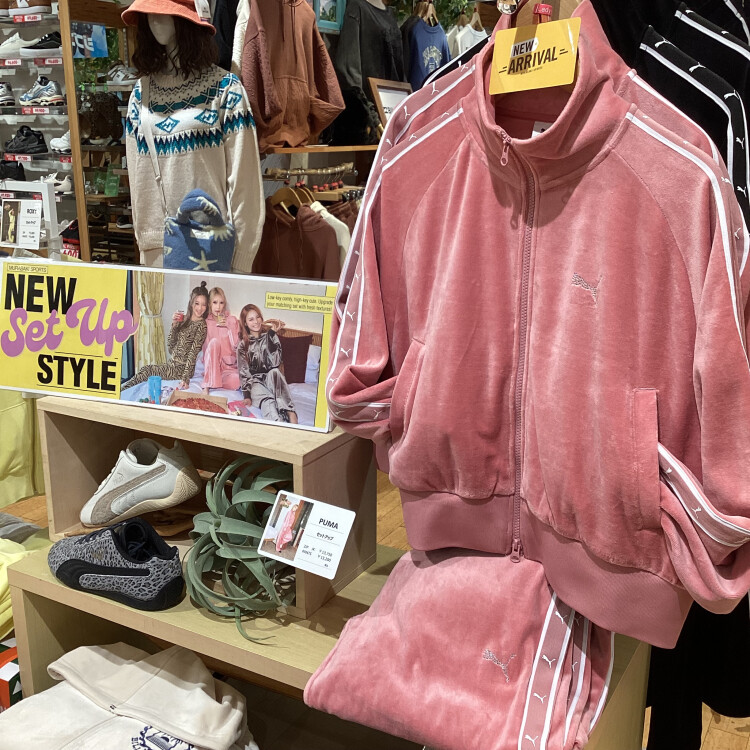【大人の極上リラックススタイル】PUMA新作ベロアセットアップ＆大人気スニーカーが入荷しました！