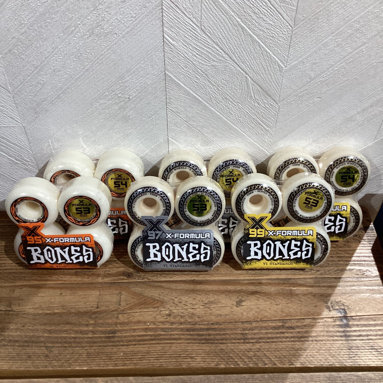 【驚異の走破性】スケートウィールの常識を覆す『BONES X-FORMULA』待望の新入荷！