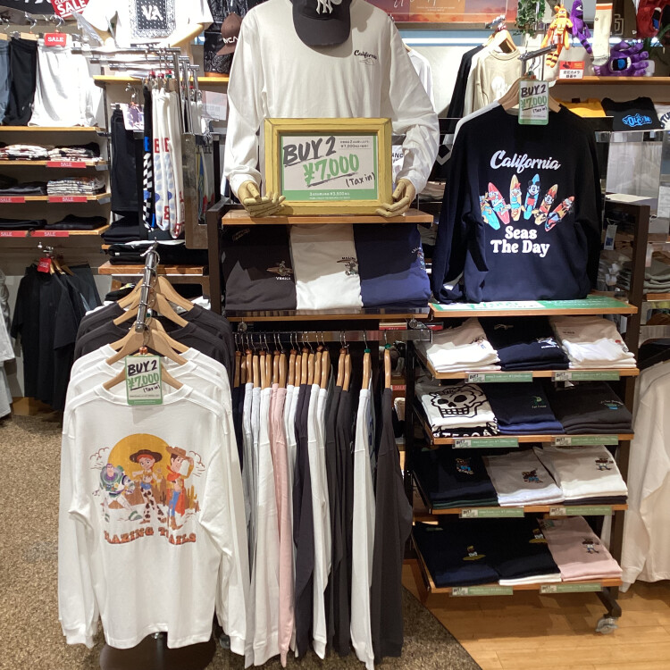 【お得なまとめ買い】聖蹟桜ヶ丘店のおすすめロンTをご紹介！2点以上でお買い得！