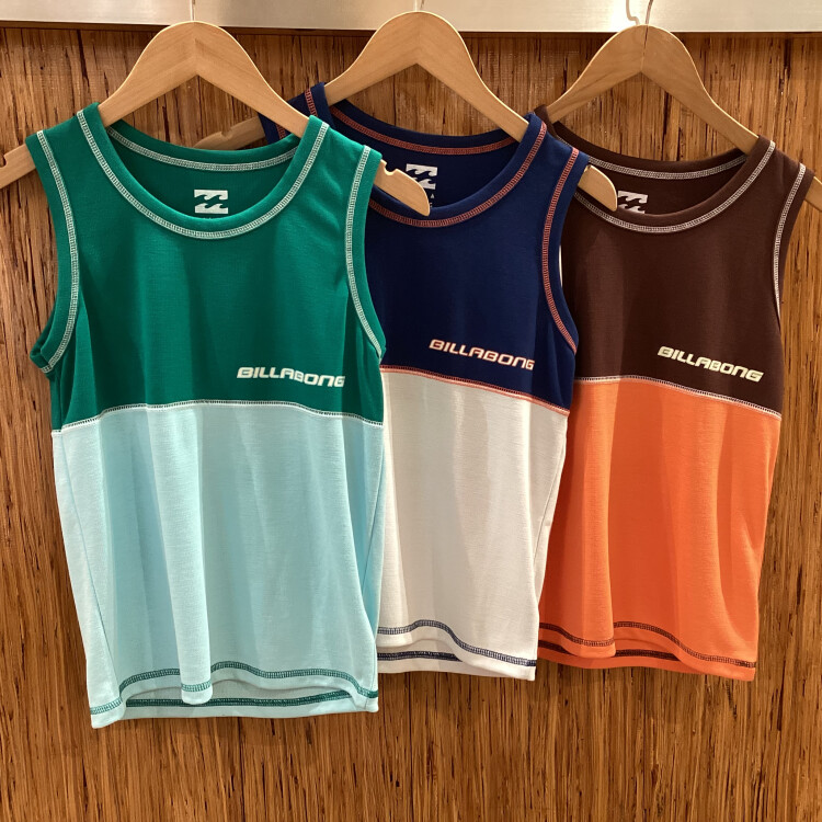 【BILLABONG】夏のアクティブシーンに大活躍！高機能でおしゃれなマルチタンクトップのご紹介