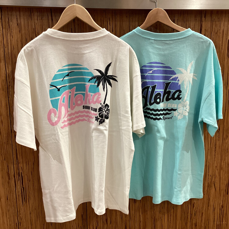 【RIP CURL】バックプリントが可愛い！リップカール新作レディースTシャツ『ALOHA HERITAGE TEE』が入荷！