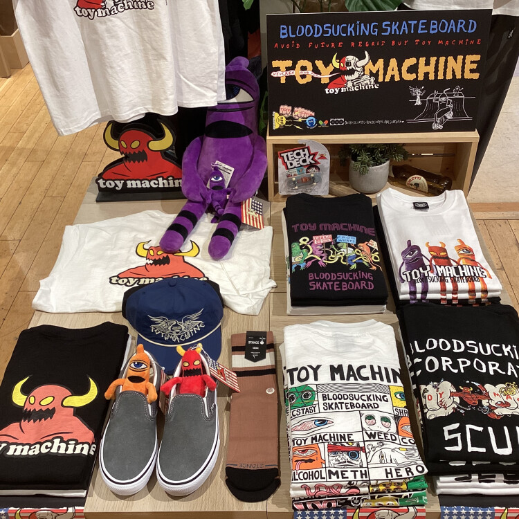 【TOY MACHINE】トイマシーン新作入荷！聖蹟桜ヶ丘でスケーターアパレルを探すならムラサキスポーツへ