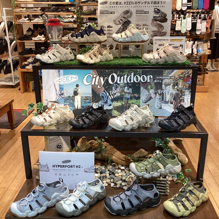 【KEEN】人気NO.1サンダルが進化！驚きの軽さとクッション性『HYPERPORT H2』が京王聖蹟桜ヶ丘店に登場！