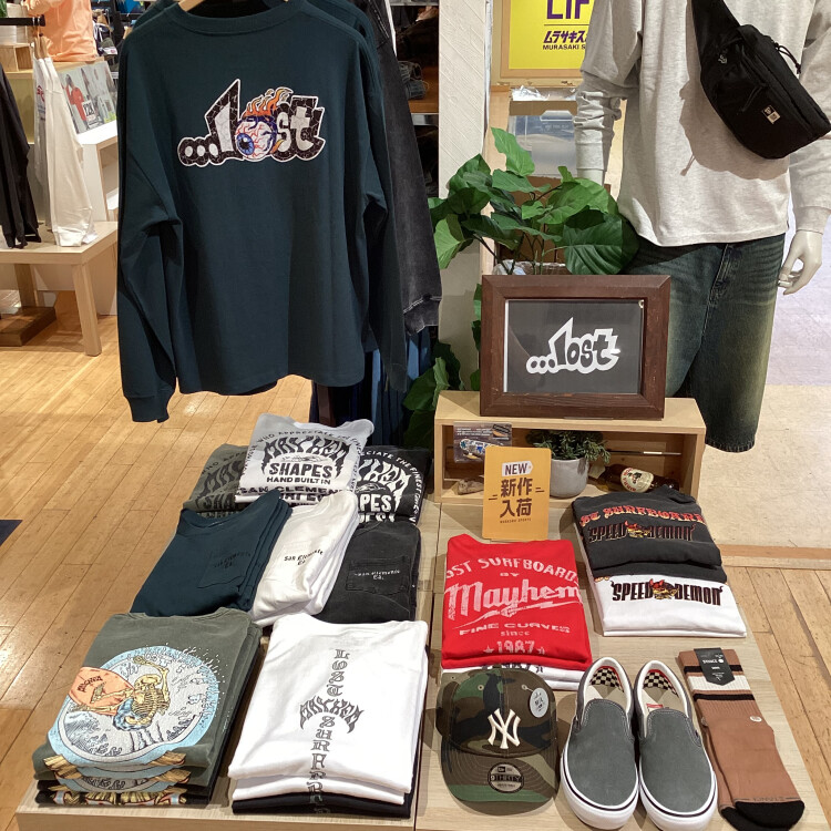 【待望の新作入荷】サーフカルチャーの代名詞「LOST（ロスト）」最新アパレルコレクションが当店に到着しました！