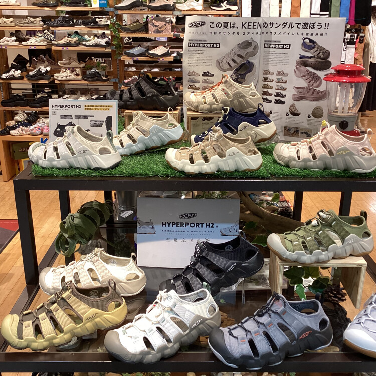【KEEN】人気NO.1サンダルが進化！驚きの軽さとクッション性『HYPERPORT H2』が京王聖蹟桜ヶ丘店に登場！