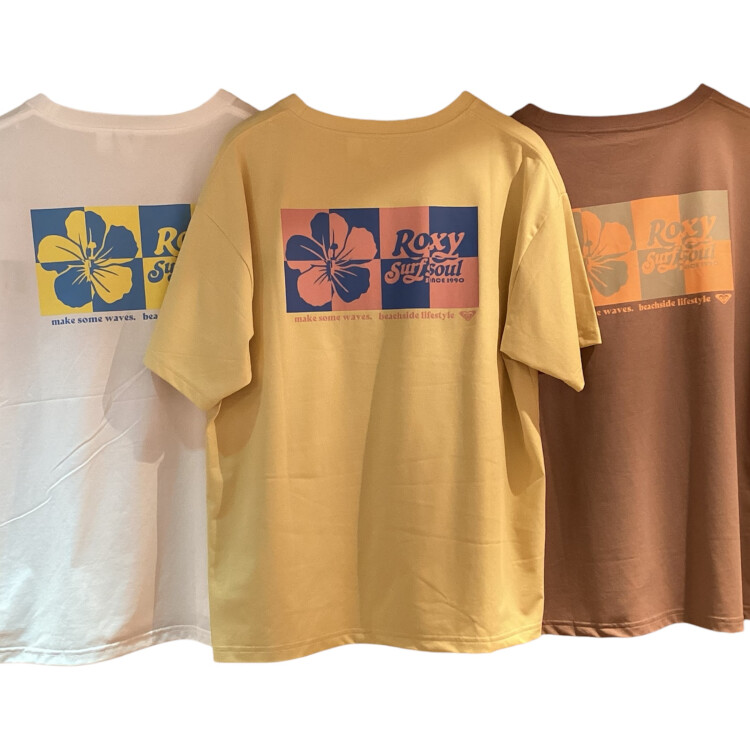 【ROXY】レトロなハイビスカスが可愛い！機能性抜群のムラサキスポーツ限定Tシャツ入荷！｜京王聖蹟桜ヶ丘店