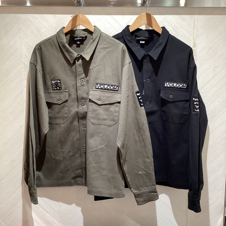 【VOLCOM】ストリート映え抜群！新作ミリタリーシャツ入荷！