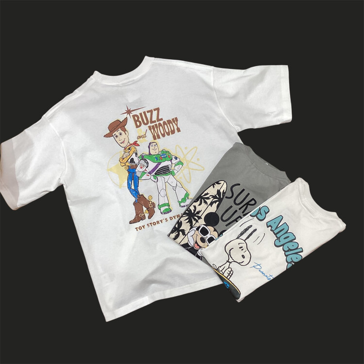 【ムラサキスポーツ聖蹟桜ヶ丘店】まとめ買いが断然お得！人気のキャラT・ブランドTシャツが2枚以上で1点3,300円！