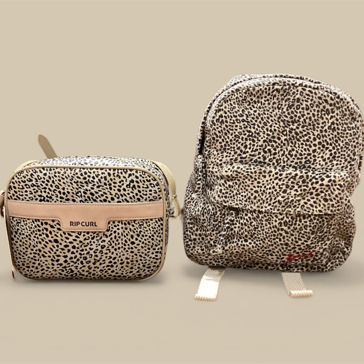 【RIP CURL】トレンドのレオパード柄！新作ミニバックパック＆ショルダーバッグが登場