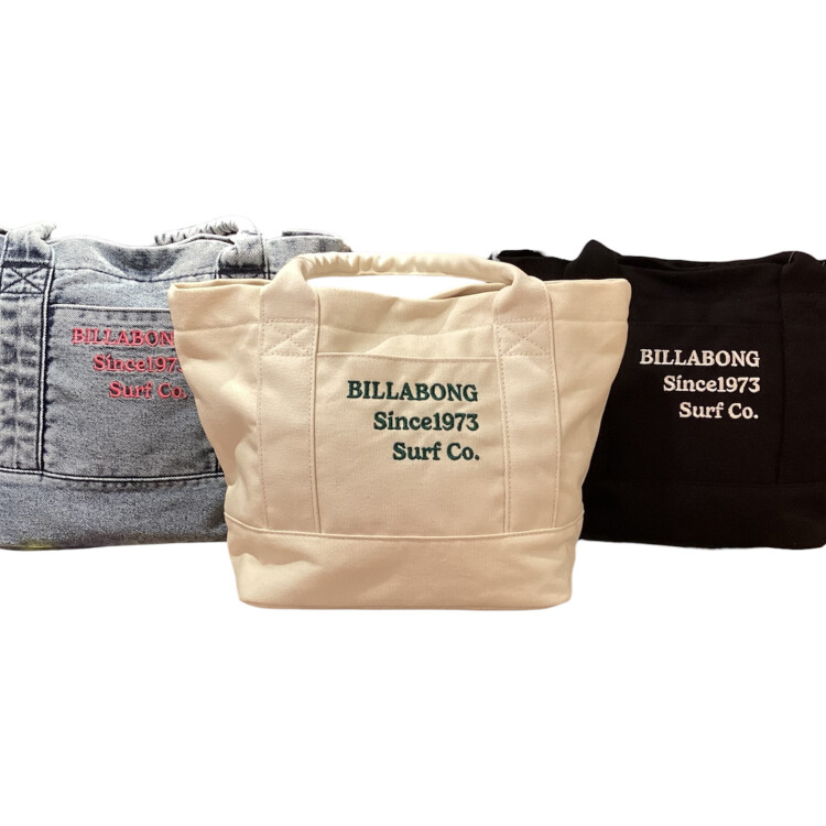 【BILLABONG】2026春夏新作！使い勝手抜群のコットンキャンバス・ミニトートバッグが入荷｜ムラサキスポーツ京王聖蹟桜ヶ丘店