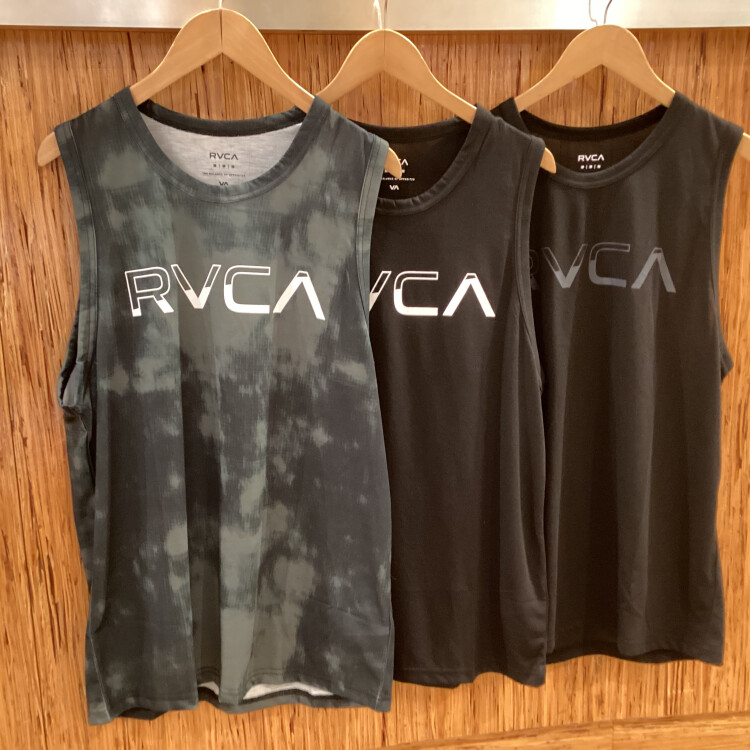 【RVCA】吸水速乾DRY素材で夏も快適！バックロゴが映える高機能ドライタンクトップをご紹介！