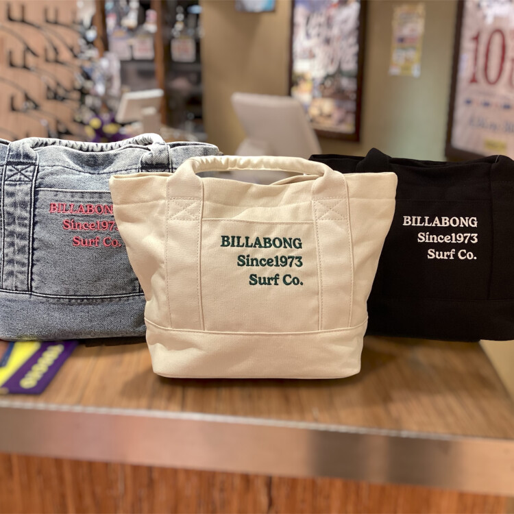 【BILLABONG】2026春夏新作！使い勝手抜群のコットンキャンバス・ミニトートバッグが入荷｜ムラサキスポーツ京王聖蹟桜ヶ丘店