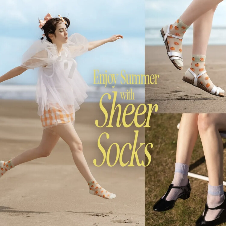 夏におすすめ🌻シアーソックス🧦