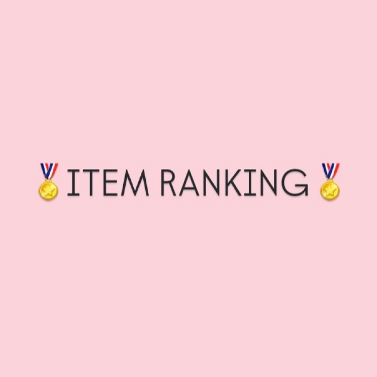 先週の売れ筋ランキング🏅