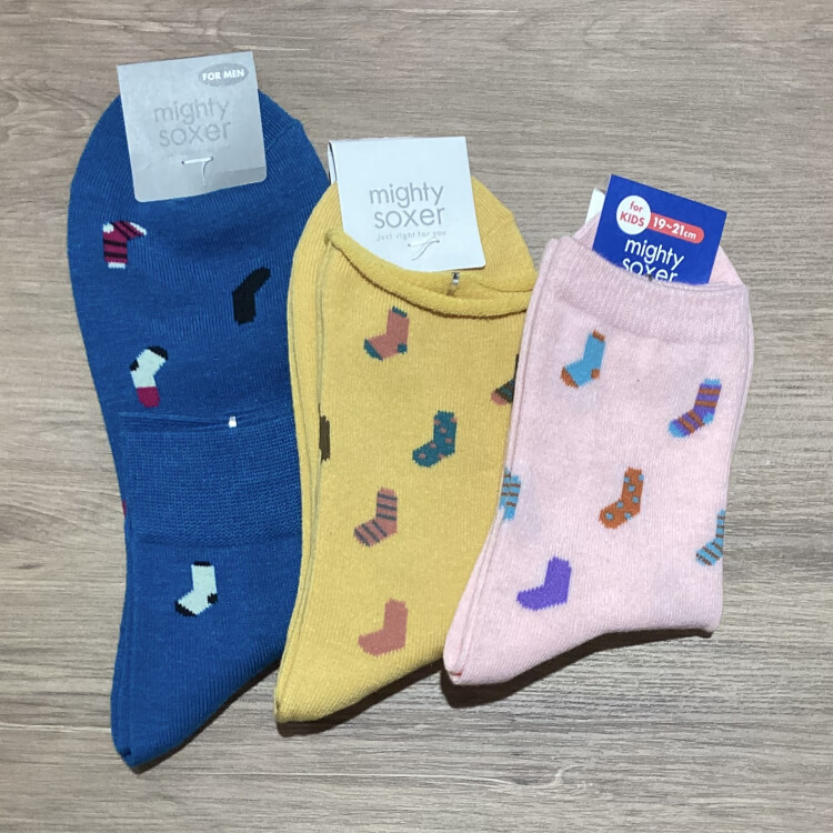 家族でおそろいソックス🧦