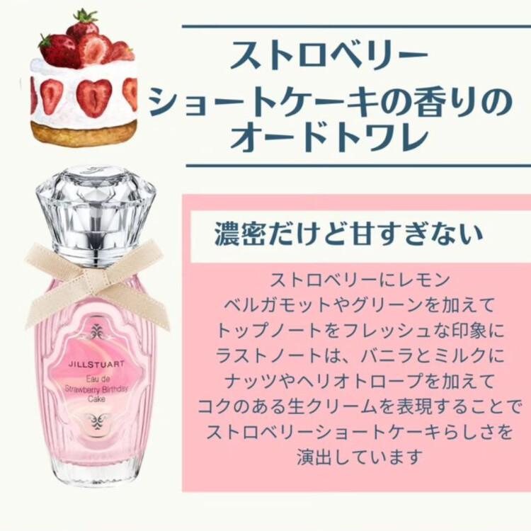 ストロベリーショートケーキ🍰🍓の香りのオードトワレ