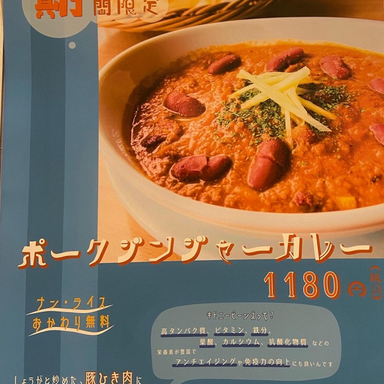 ポークジンジャーカレー