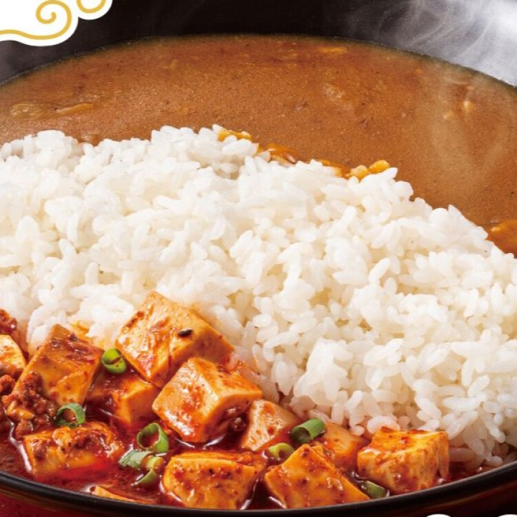 【期間限定】麻婆飯とC&Cカレーの合盛り