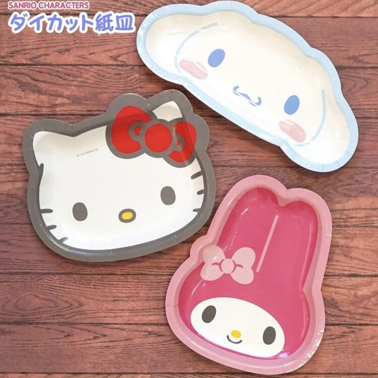 かわいいダイカット紙皿が入荷！