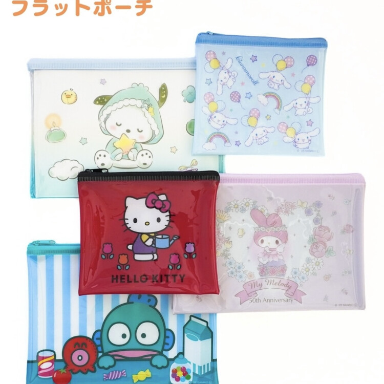 サンリオキャラクタービニールポーチ新商品入荷！