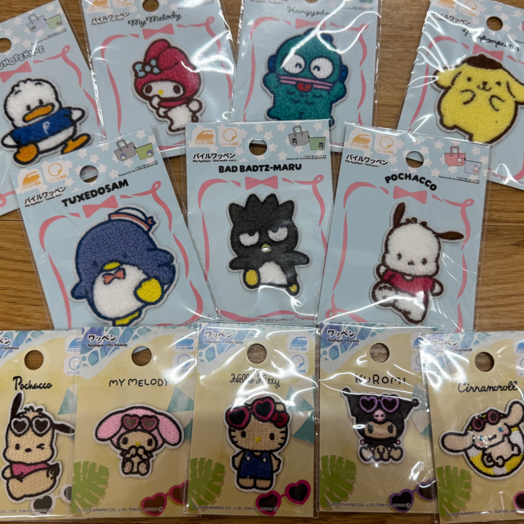 サンリオワッペンシールが再入荷！！