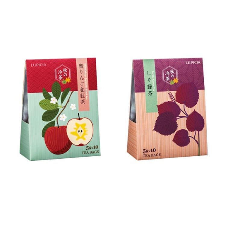 「秋の冷茶」でひと休み。