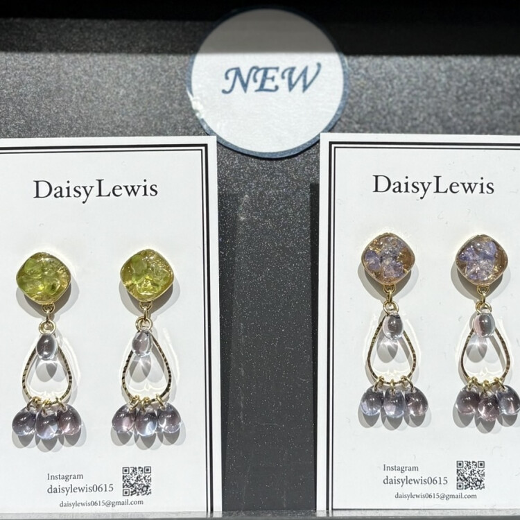 【新商品】天然石ピアス＆ブレスレット