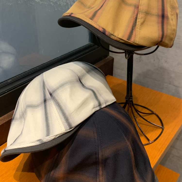 【おすすめ商品のご紹介】 オンブレチェックハンチング