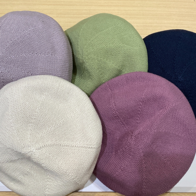 "【おすすめ商品のご紹介】 コットンニットベレー"