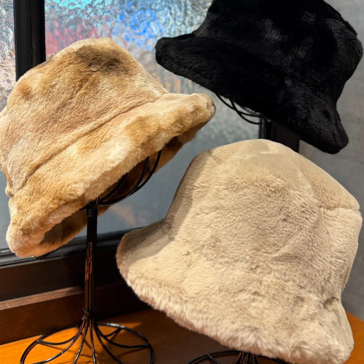 【おすすめ商品のご紹介】ファーバケットハット