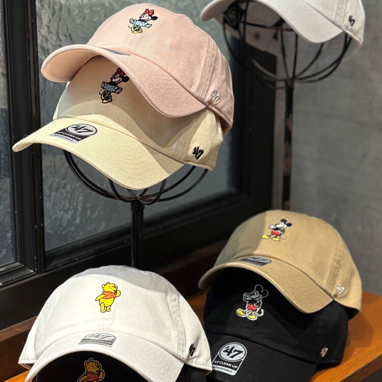 【おすすめ商品のご紹介】 `47クリーンナップ Disney キャップ