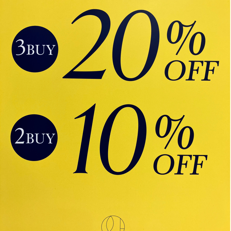 ☆セール商品限定‼️2BUY10％OFF 3BUY20%OFF☆