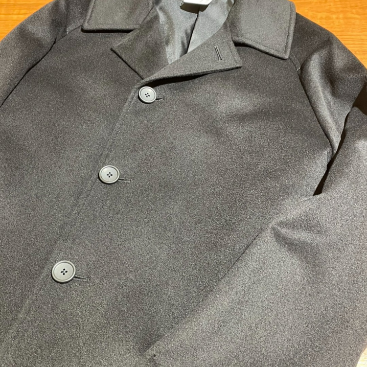 新作カシミヤコート